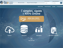 Tablet Screenshot of brrnet.brradmcredito.com.br